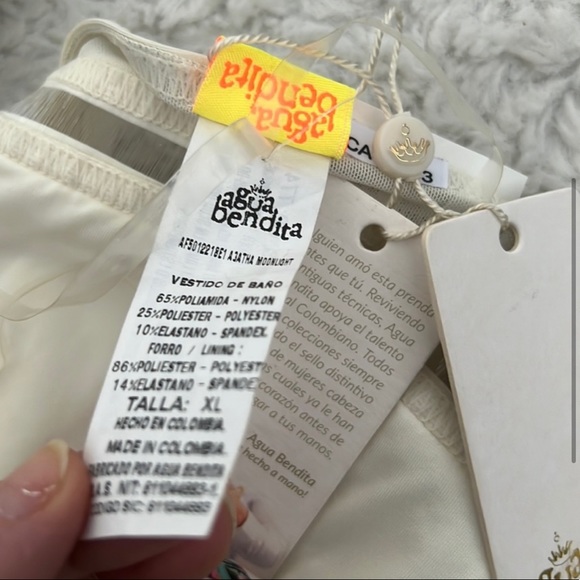 NWT agua bendita moonlight one piece swimsuit - Picture 4 of 6